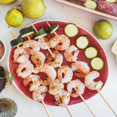 Brocheta Camarón Salsa - Cóctel 100 Unidades